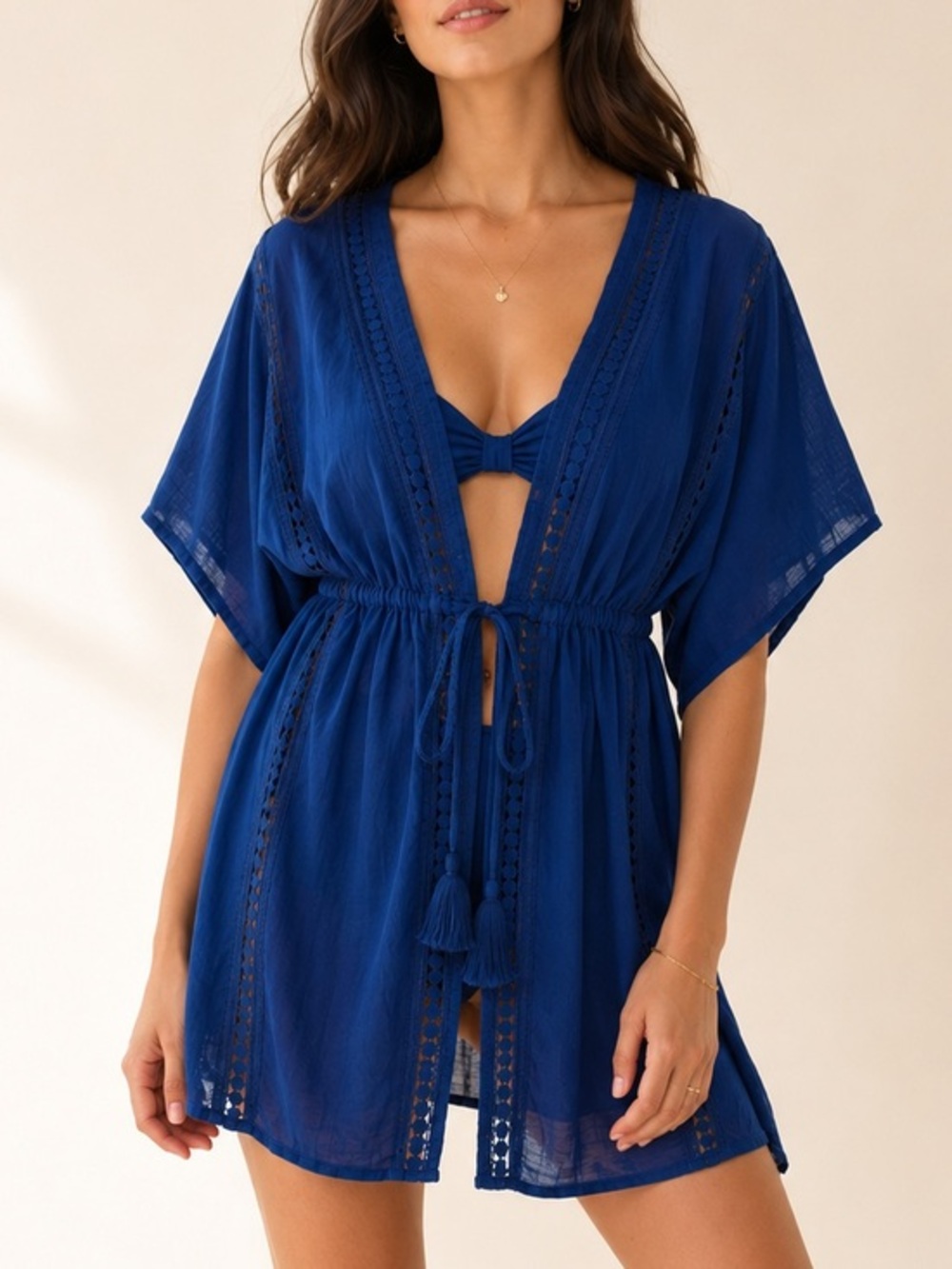 Bleu Rod Beattie Cover Up Swimwear in Navy